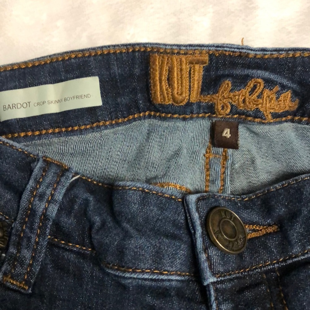 Kut From The Kloth Bardot Crop Skinny Boyfriend - Picture 3 of 4
